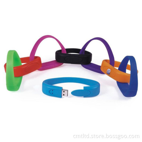 High Speed Promotional Gift Custom Wristband USB Pen Drives (WB002)